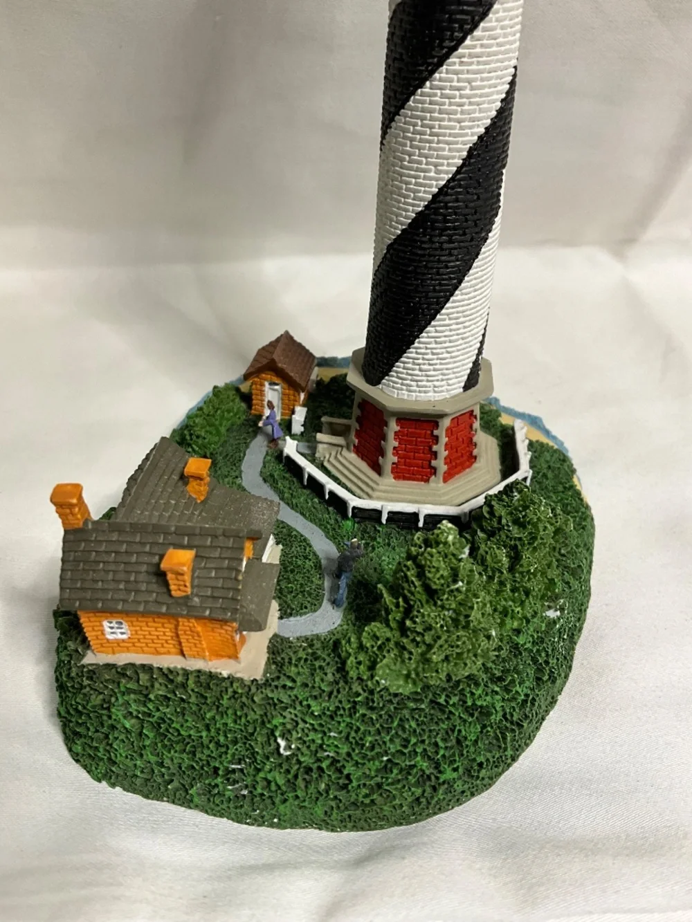 Vintage Lefton Historic American Lighthouse Figurine - Cape Hatteras, NC (1870)